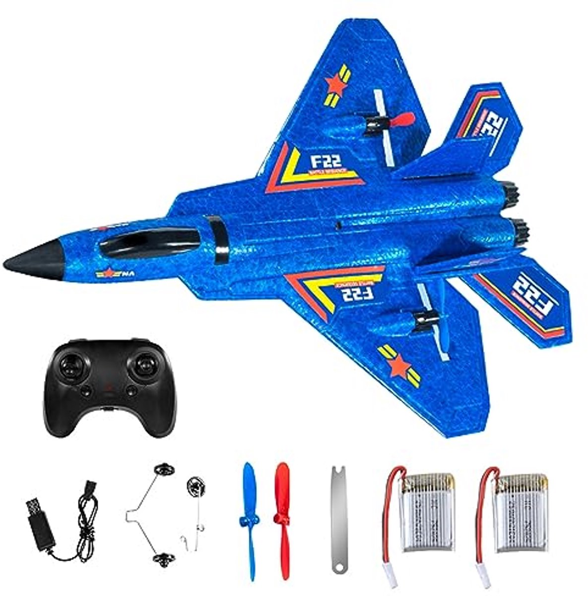 RC Vliegtuig met Gyroscoop voor Beginners - 2,4 GHz Modelvliegtuig