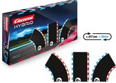 Carrera HYBRID Racebaanonderdeel - Uitbreidingsset Track Pack 1 - 10 Baanonderdelen voor Racebaan