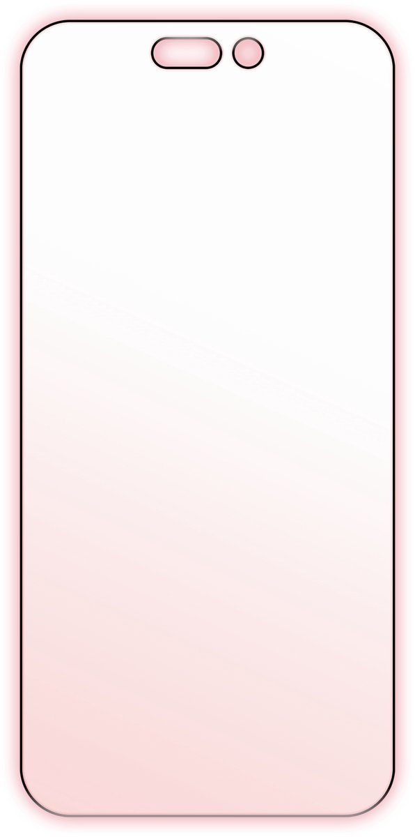 Bodyguardz Red Lichtomzetter Glazen Schermbeschermer iPhone Air – Zet Blauw Licht om in Rood Licht – Werkt Passief Eens Bevestigd – Gebruikt Quantumdottechnologie voor Lichtconversie - Transparant