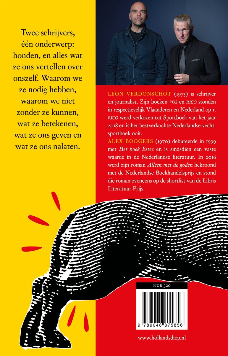 De honden die we zijn - back cover