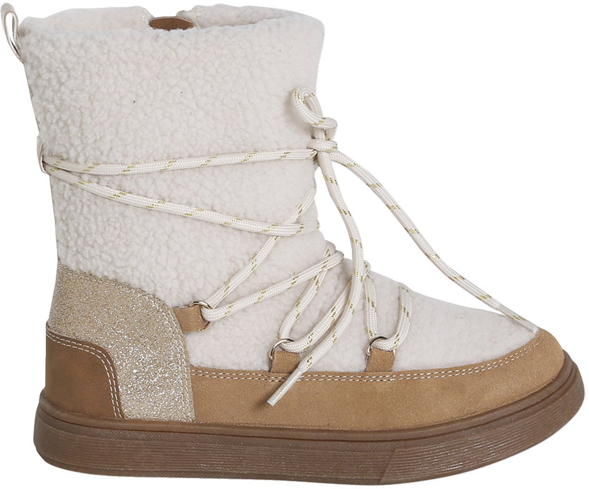 Vertbaudet Baskets voor meisjes, synthetisch, gevoerd, veterboots en met rits
