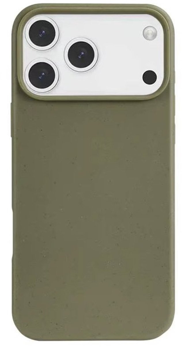 Mobiq - Flexibel Eco Hoesje geschikt voor iPhone 17 Pro - groen