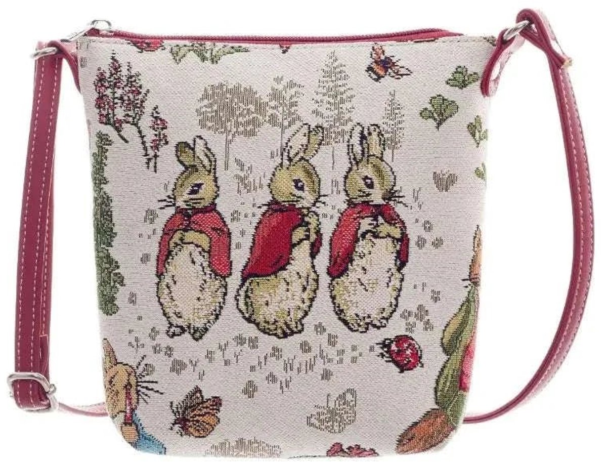 Pieter Konijn Tasje Flopsy, Mopsy & Cotton Tail - Opbergtas