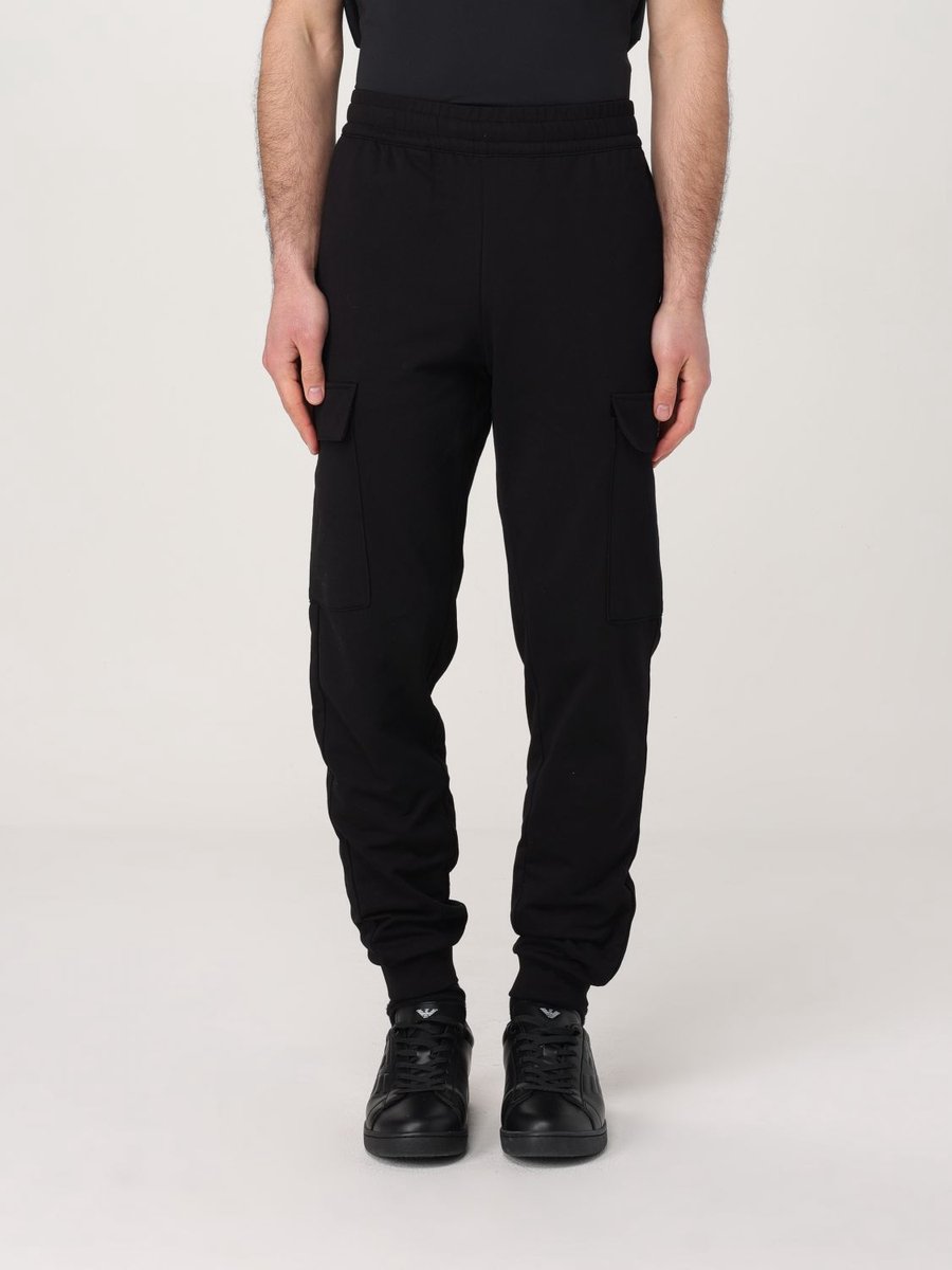 Cargo Pants with Pockets - Black
