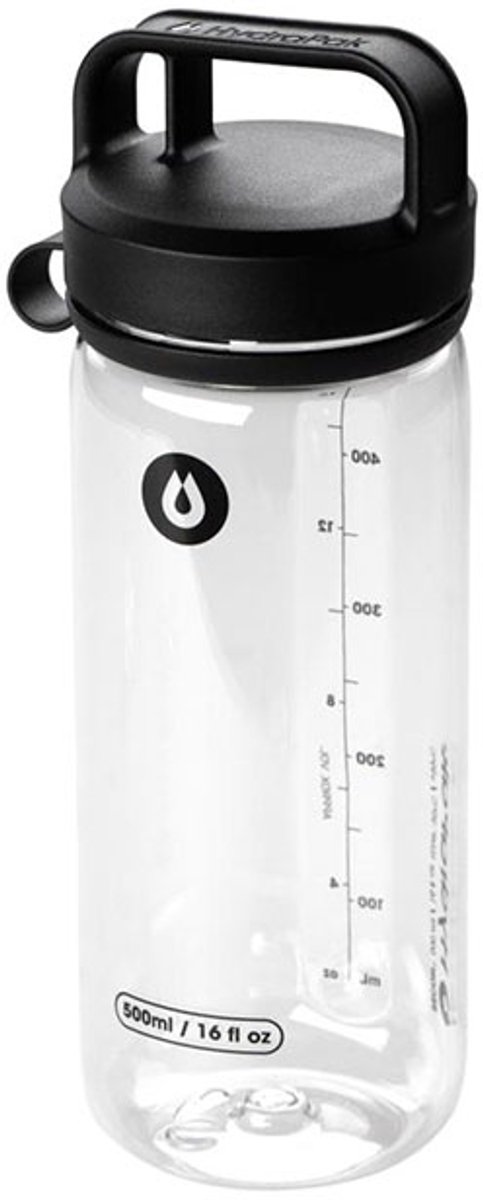 Hydrapak Recon Clip & Carry 500ml Bidon Transparant