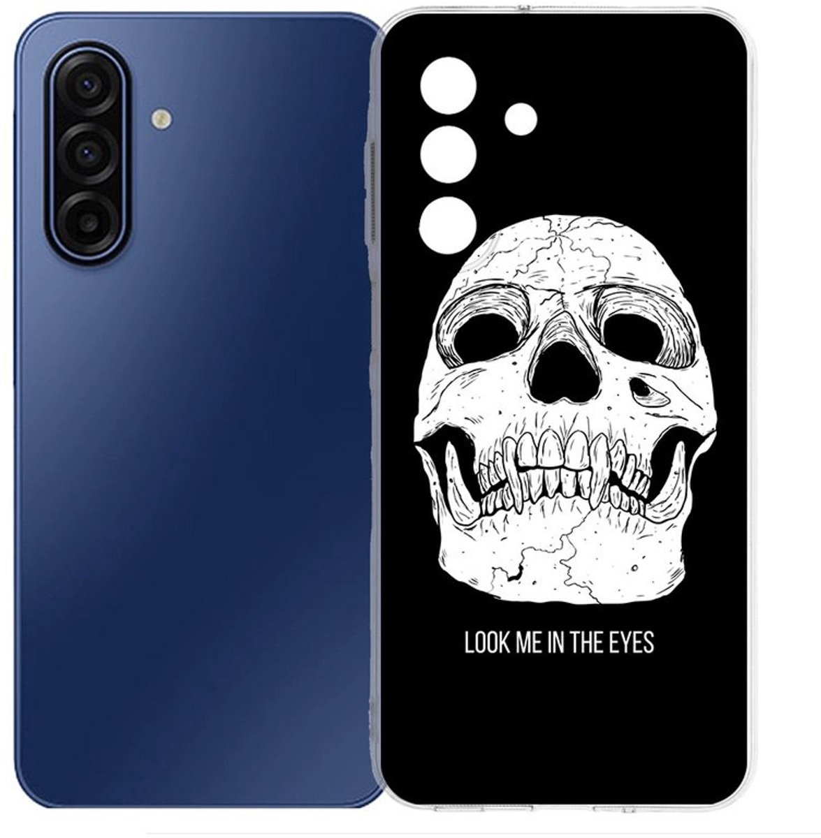 TPU Hoesje Samsung Galaxy A17 - Skull Eyes Backcover