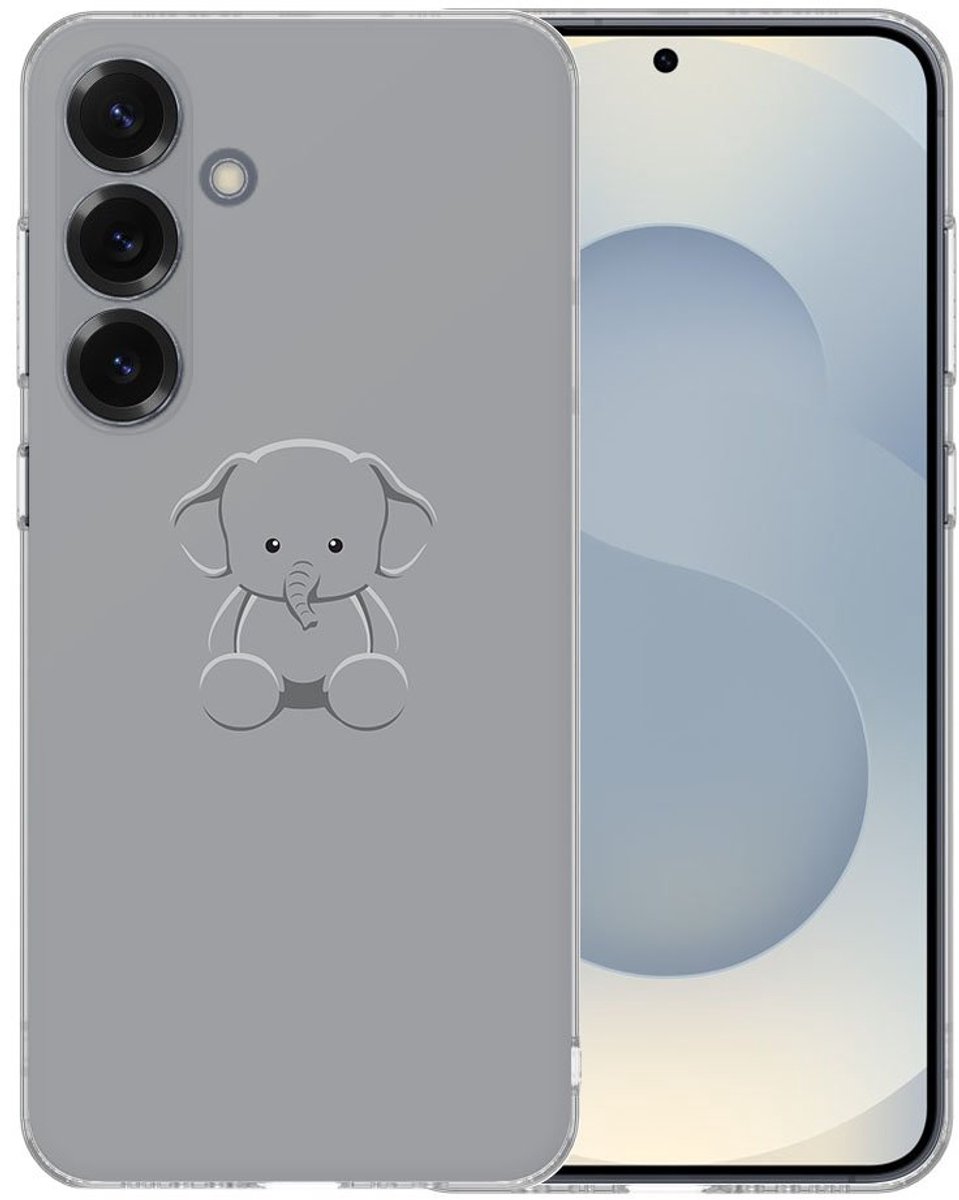 TPU Hoesje Samsung Galaxy S25 - Baby Olifant Backcover