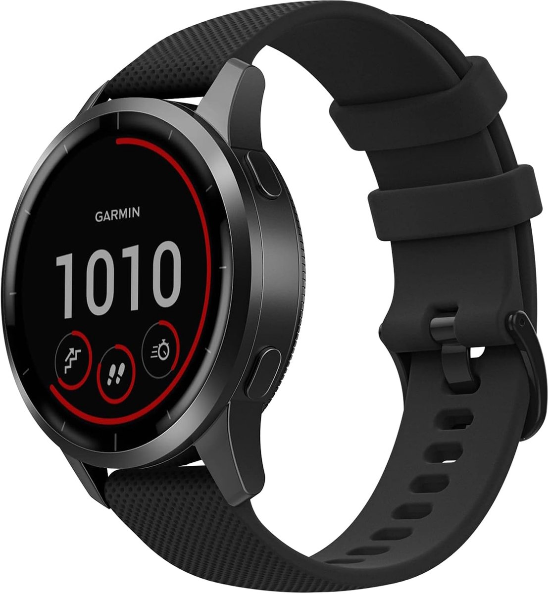 Compatibel met Garmin Vivoactive 4 - XS - 3 - goo 2 - Forerunner 255 - 255 Music - 265 - 265 Music - 745 - First Avenger - Darth Vader - 22mm Soft Silicone Vervangband - Zwart
