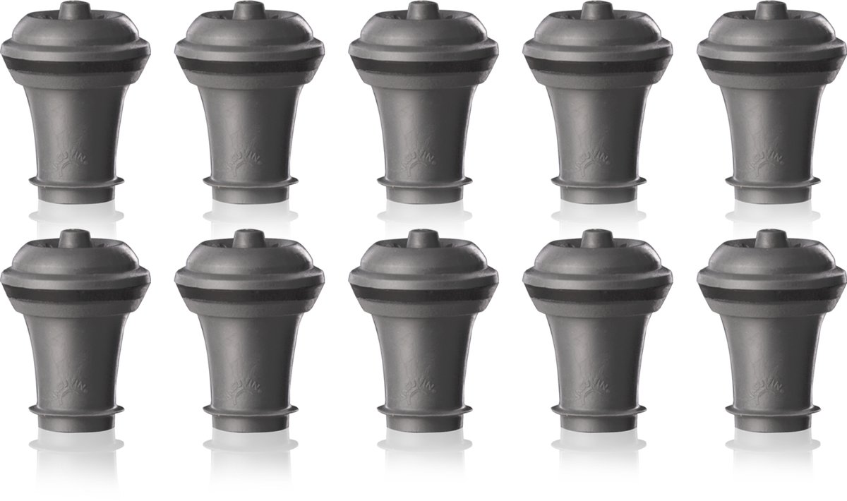 Vacu Vin Vacuum Wine Stoppers | Set van 10 Vacuüm Wijnstoppers