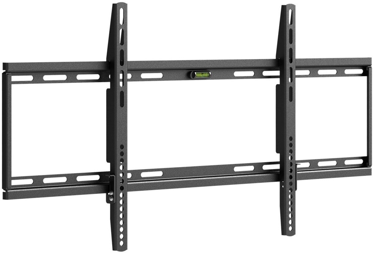 Tv muurbeugel voor 43-100 inch schermen - Basic - Vast - Tot 75kg - Zwart