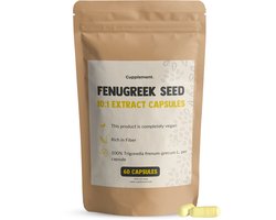 Cupplement Fenugreek Seed 500 mg 60 capsules - Fenegriek - Hormoonbalans