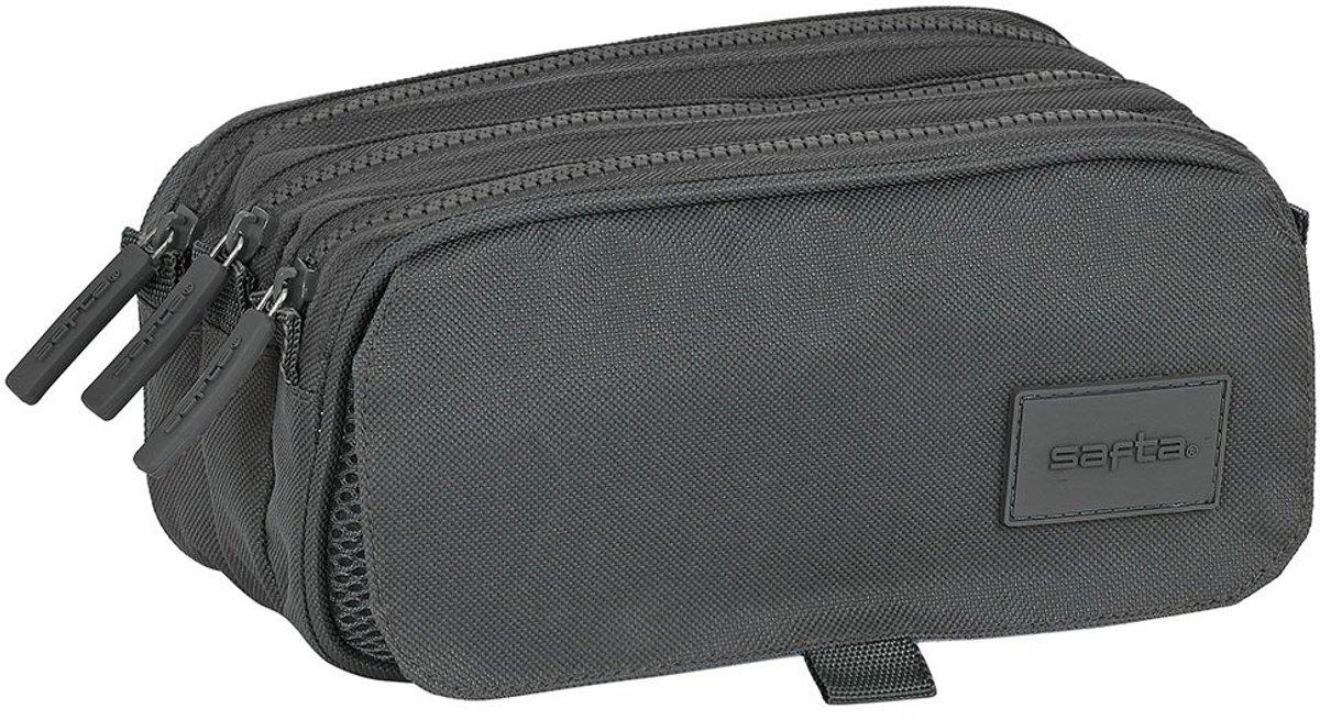 Safta Basic Big Triple Etui Grijs Man