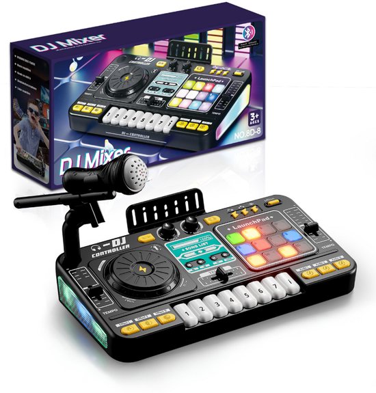 VTech – Kidi DJ Mix – 10-in-1 dJ-mengpaneel met launchpad – met jog-wheel en vele effecten VTech – Kidi DJ Mix – 10-in-1 dJ-mengpaneel met launchpad – met jog-wheel en vele effecten