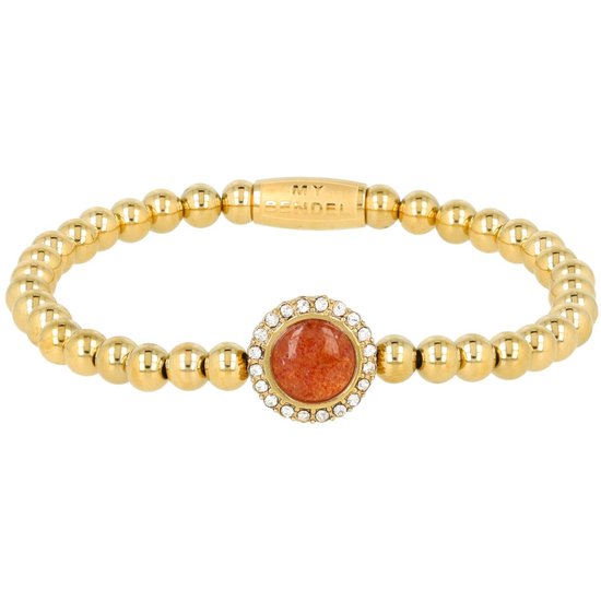 Chriscoco 5-6 Stuks Gouden Armband voor Dames, 14K Vergulde