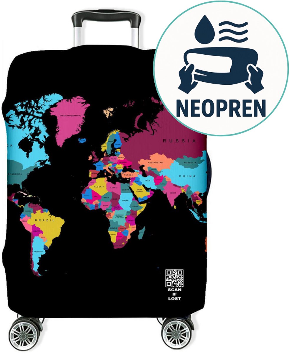 FEROCITY - Kofferhoes M (23"-26") Flexibel - Gemakkelijk schoon te maken - Polyester - W3