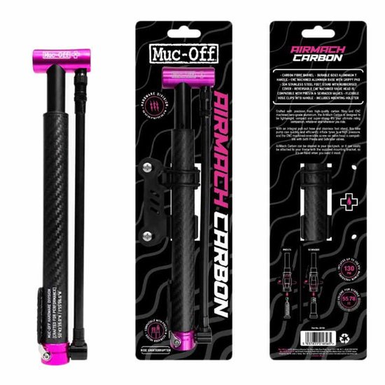 Muc Off Airmach Mini Pomp Transparant 130 Psi van Muc Off — afbeelding 5