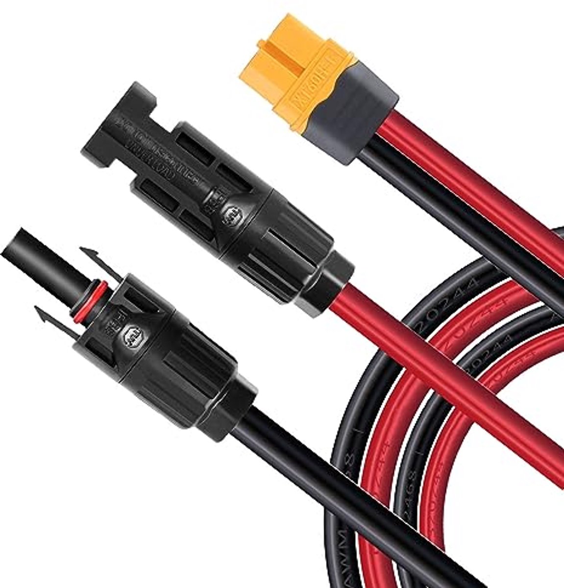 Opladen op zonne-energie: XT60 Zonnepaneel Adapter, 15,24m Kabel voor Draagbare Powerstations