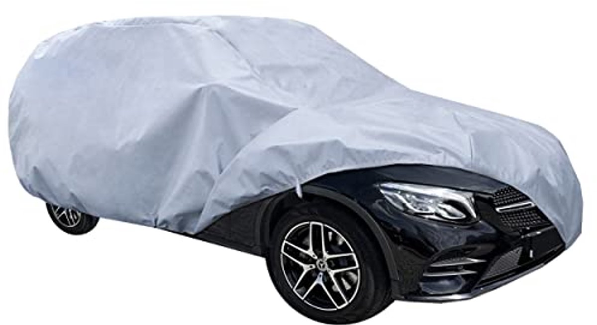 Waterdicht auto afdekzeil voor SUV en Minivan - UV-bestendig en weerbestendig - 455-480 cm