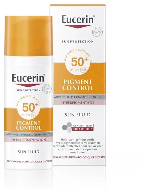 Eucerin Sun Pigment Control Zonnebrand Gezicht - SPF 50+ Zonbescherming voor Pigmentvlekken - 50 ml