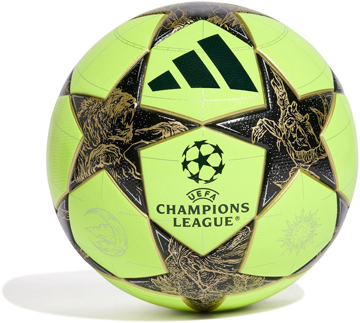 Adidas Ucl League 25/26 League Stage Winter Voetbal Geel 5