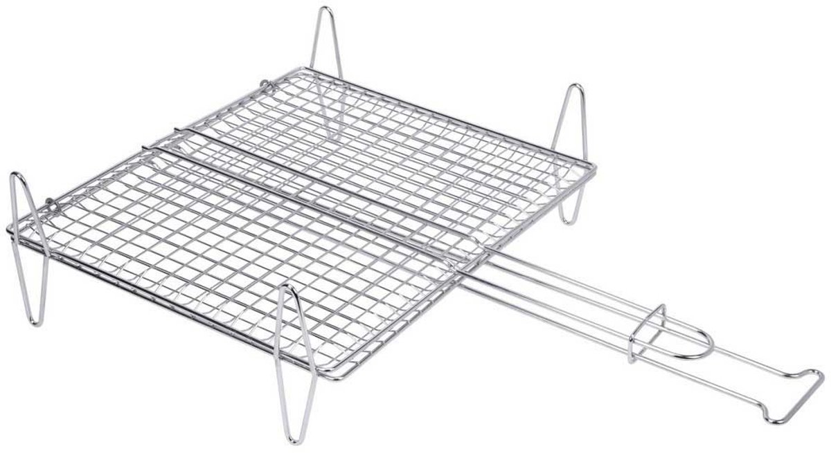 Sauvic 35x40 Cm Rvs Visgrill Zilver