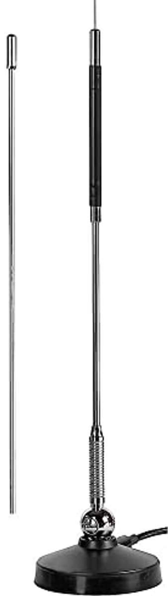 Mobiele antenne met CB-magnetische voet - 1/4 Lambda, 80 kanalen