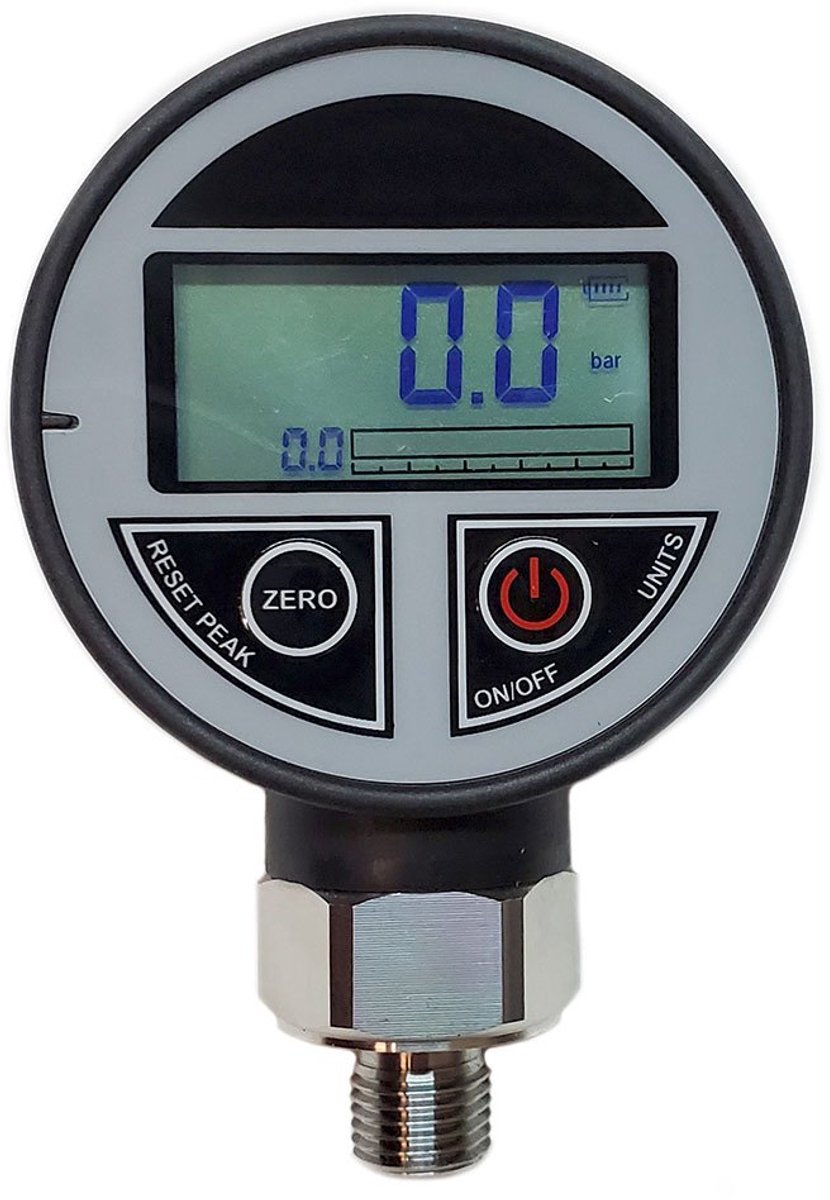 Metalsub Digital Manometer Zwart
