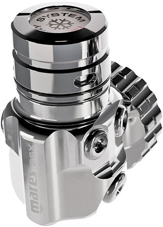 Détendeur Mares Hr 26, usage normal, 300 bars, premier étage , Argent