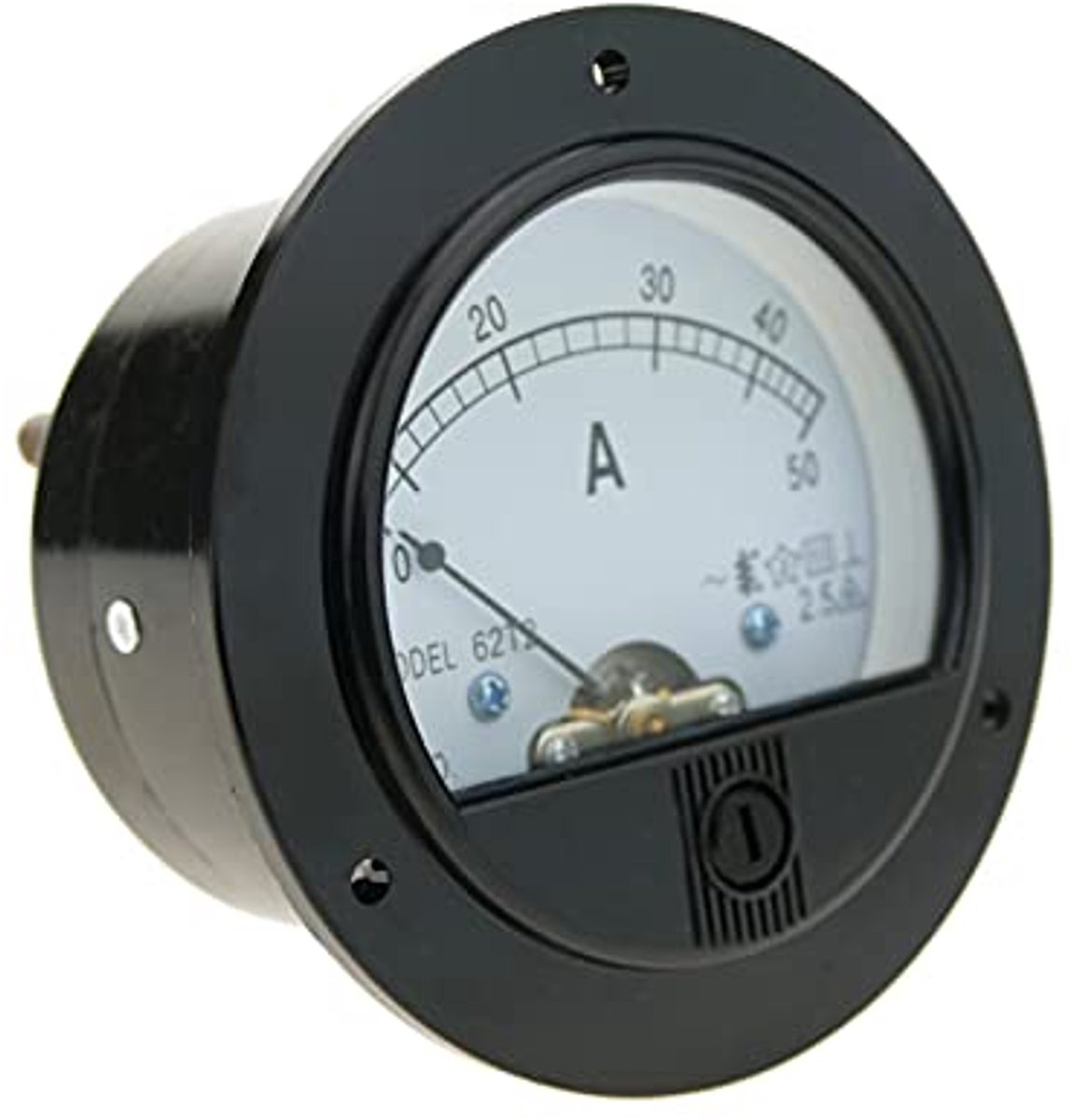 Analoge elektrische ampèremeter 70mm - 50A