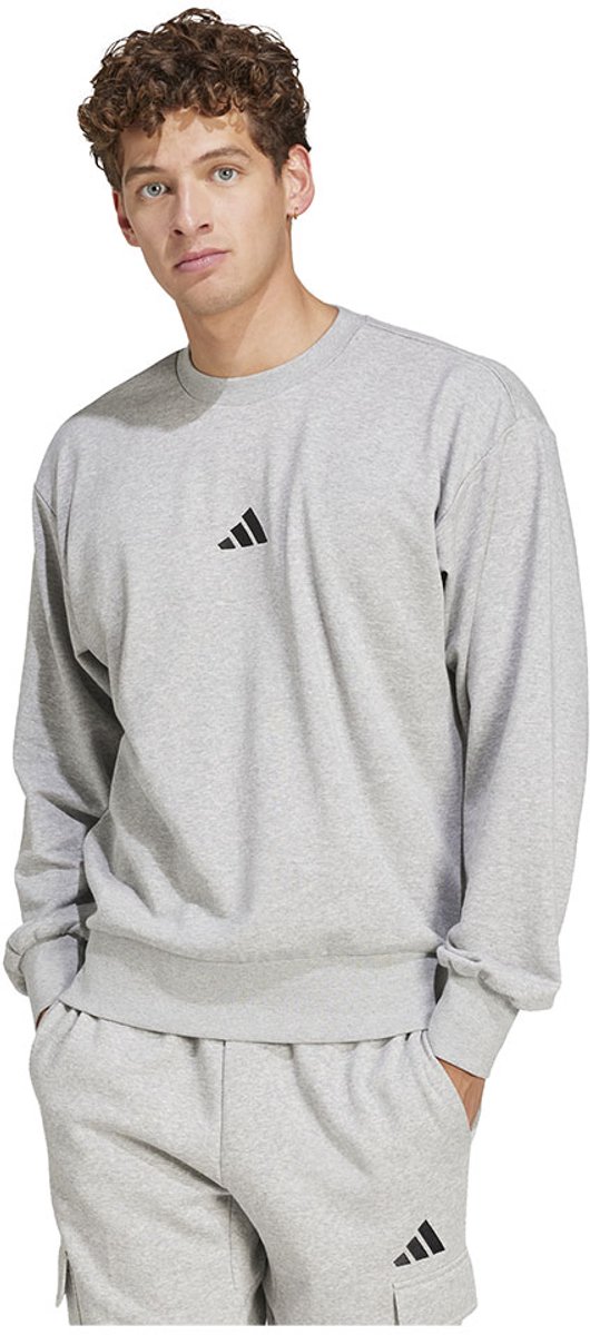 Adidas Essentials Feelcozy French Terry Sweatshirt XL Man Zwart