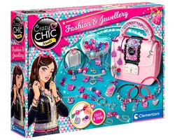 Clementoni - Crazy Chic - The jewellery workshop - armbanden maken kinderen, modeontwerpkit voor kinderen