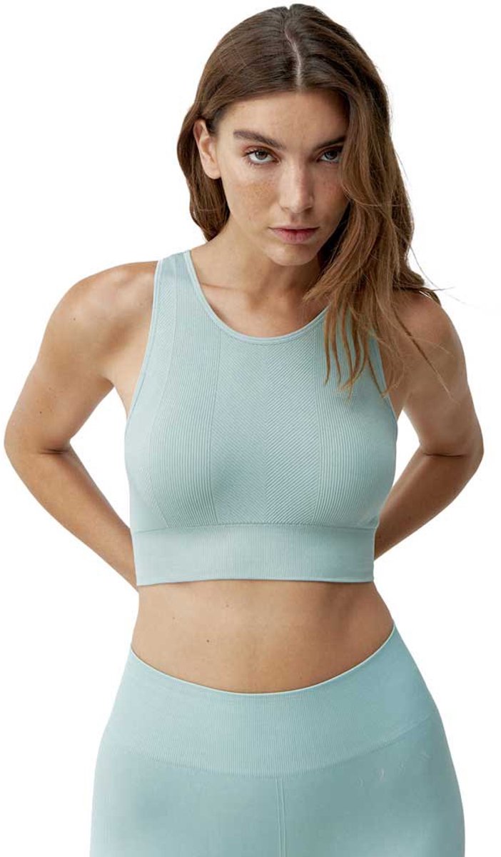 Born Living Yoga Amal Sporttop Met Medium Ondersteuning Groen L Vrouw
