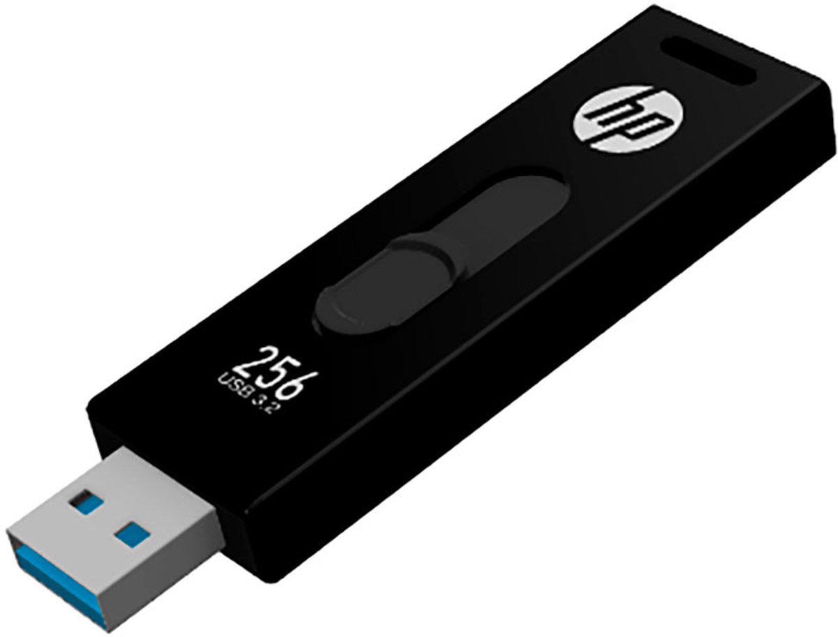 HP x911w 256 GB SSD Flash stick USB-A 3.2 Gen 1 Zwart HPFD911W-256