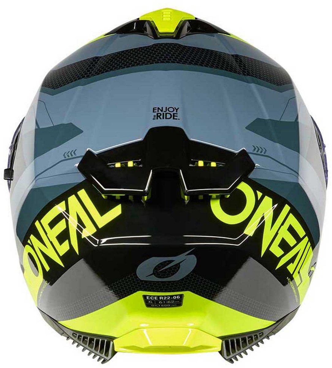 O'NEAL Challenger EXO V.25 Mat Zwart Grijs Fluo Geel Integraalhelm - Helm
