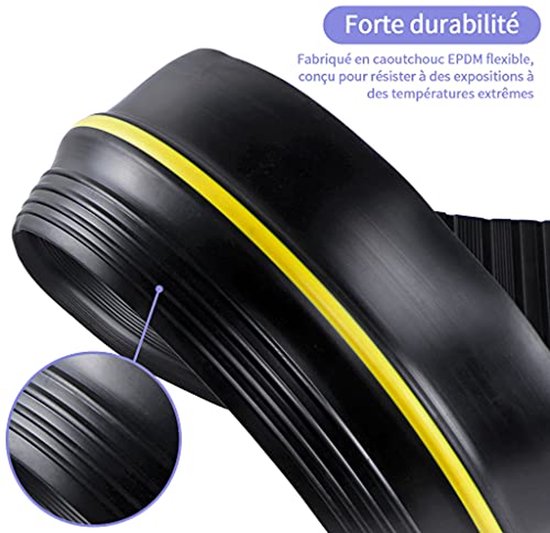 Garagedeur Afdichting 2M Universele Drempelafdichting Garage Door Seal Garagedeurafdichting Voor Schone en Droge Garages