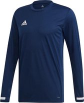 Adidas T19 Longsleeve Shirt - Shirts  - blauw donker - 2XL