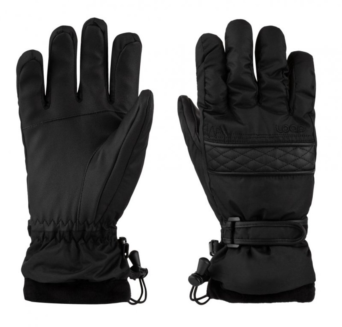 Skihandschoenen Loap Rozarka Zwart - L