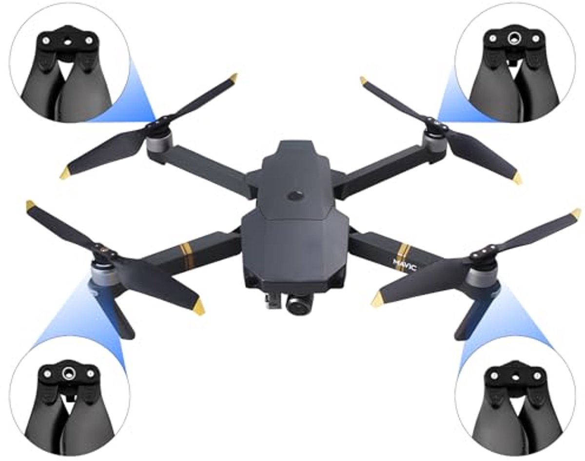 Zachte Propellers voor DJI Mavic Pro - Geluidsarme Vervangende Blades - 8 Pack