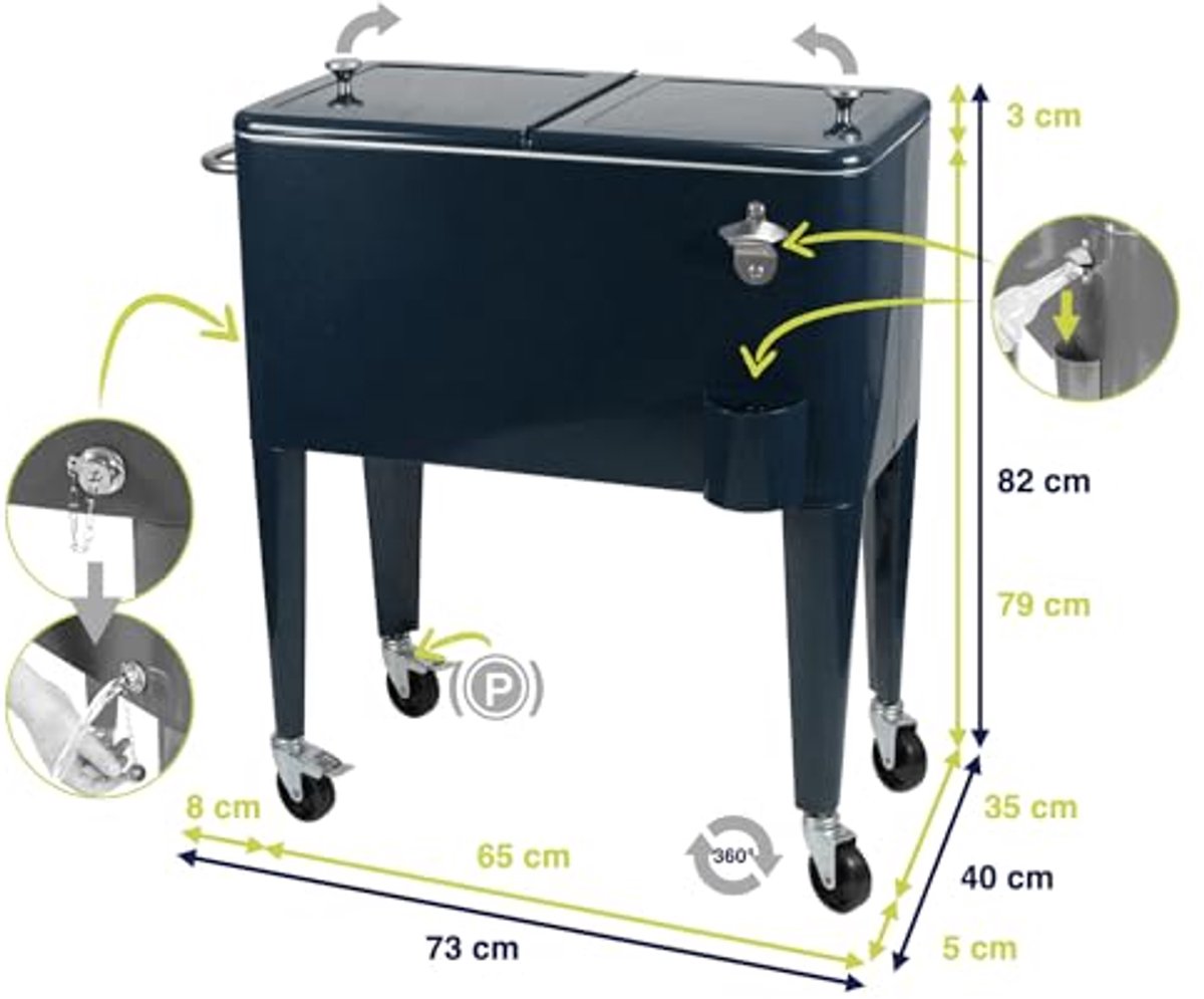 Ruime Koelbox voor Dranken - Perfect voor Zomerfeesten