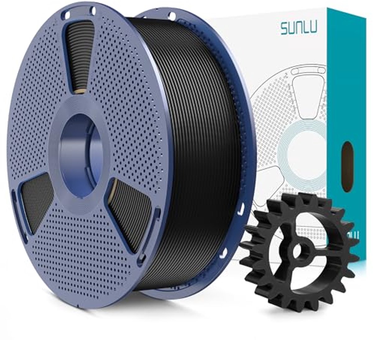 Upgrade PLA+ Filament 1,75 mm - Sterke en Robuuste 3D Print Draad - Zwart - 1KG