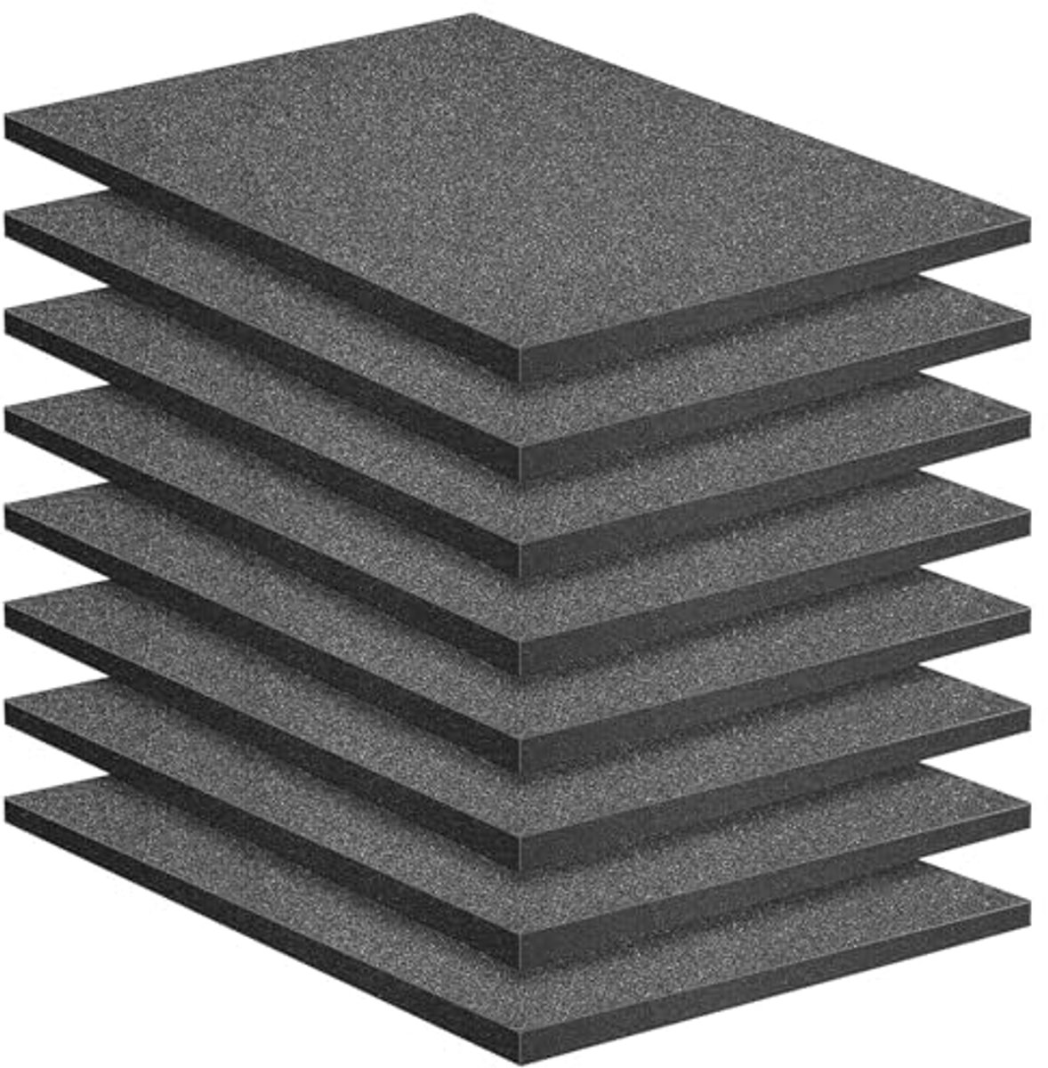 Set van 8 Schuimrubberen Uitsparingen 400 x 300 mm - Perfect voor Tafelblad, Knutselen en Isolatie