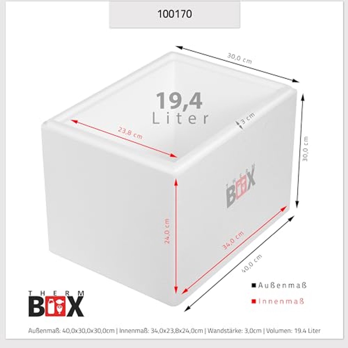 Thermobox voor voedsel en dranken - Koel- en verwarmbox - Herbruikbaar