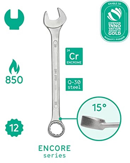 Draper 25-delige Steeksleutel Set – Metrische Maten 6-32 Mm, Chroom Vanadium Staal, Lifetime Garantie