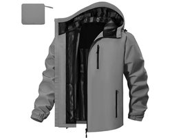 Regenjas voor heren - Waterdichte windbreaker voor outdoor activiteiten, fiets- en wandeljas voor alle seizoenen