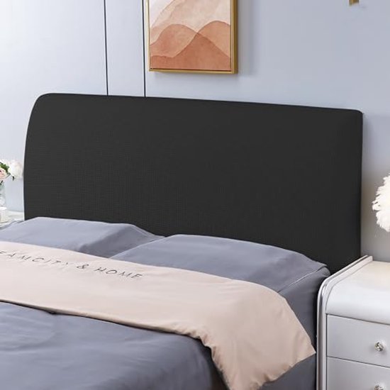 Effen kleur jacquard bedhoofdeindehoes, hoofdeindehoes Gevoerde