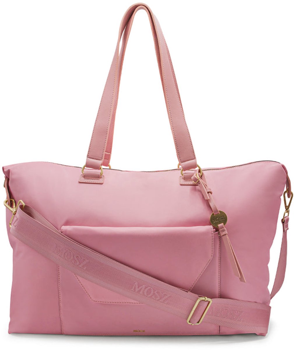 MŌSZ Grote dames reistas roze - 37 liter : Sandy hanbagage reistas / sporttas