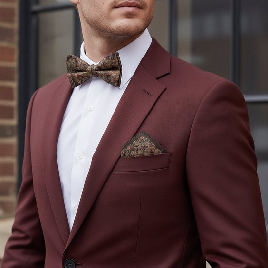 Noeud papillon Boho en soie Bilal