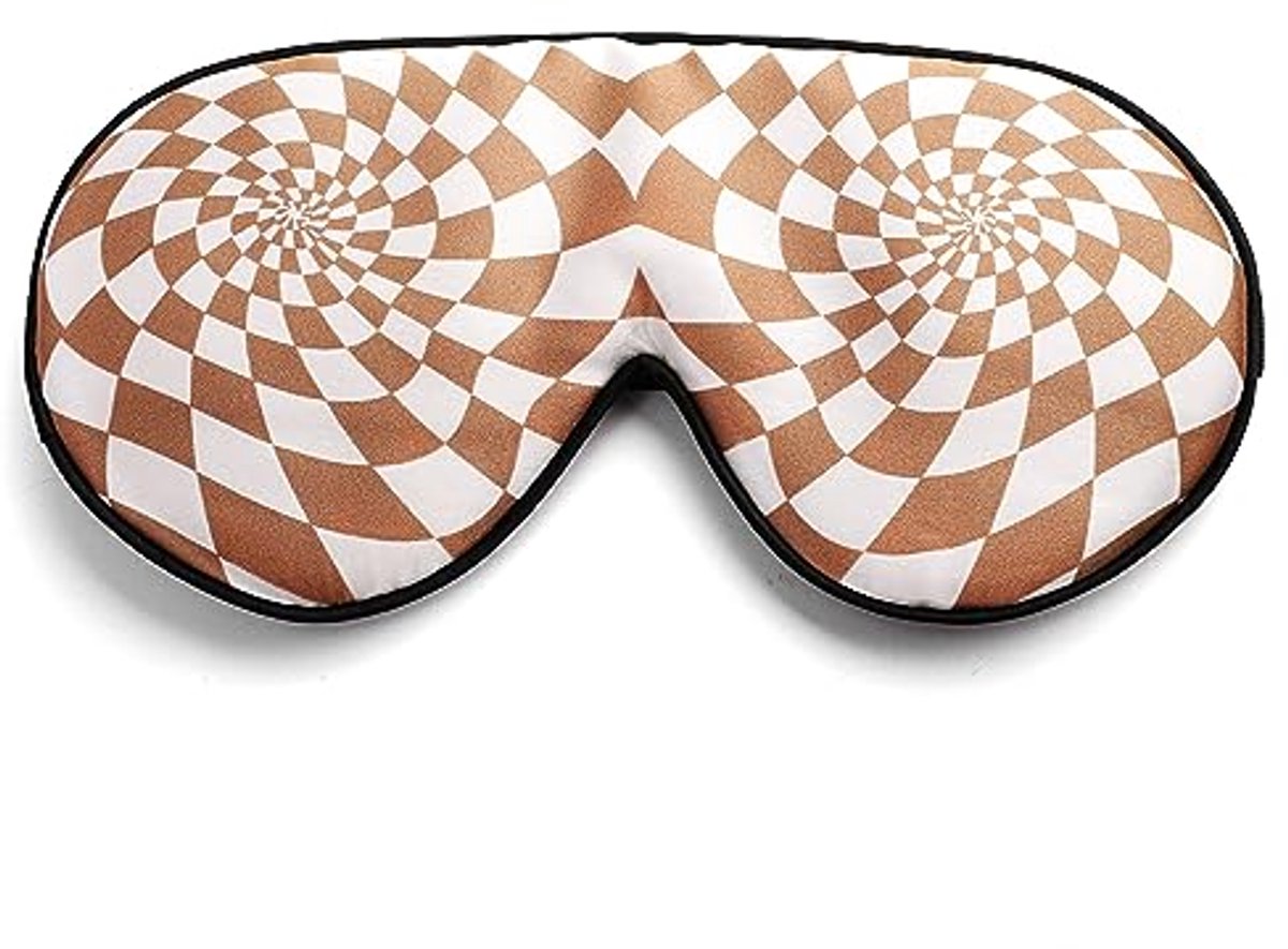 100% Zijde Slaapmasker met Verstelbare Band
