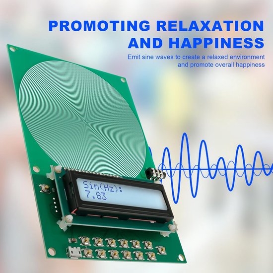 Schumann Wave Generator,Schumann Wave Resonance Generator 7.83HZ Ultra Low Frequency Pulse Generator Sleep Improver with,Schumann Wave Generator