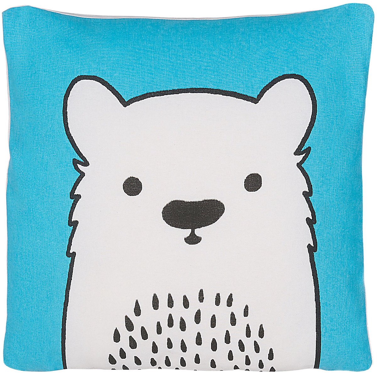 Beliani WARANASI - Sierkussen - Blauw - 45 x 45 cm - Katoen